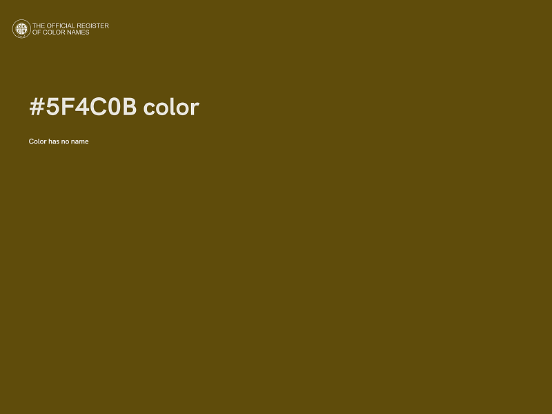 #5F4C0B color image