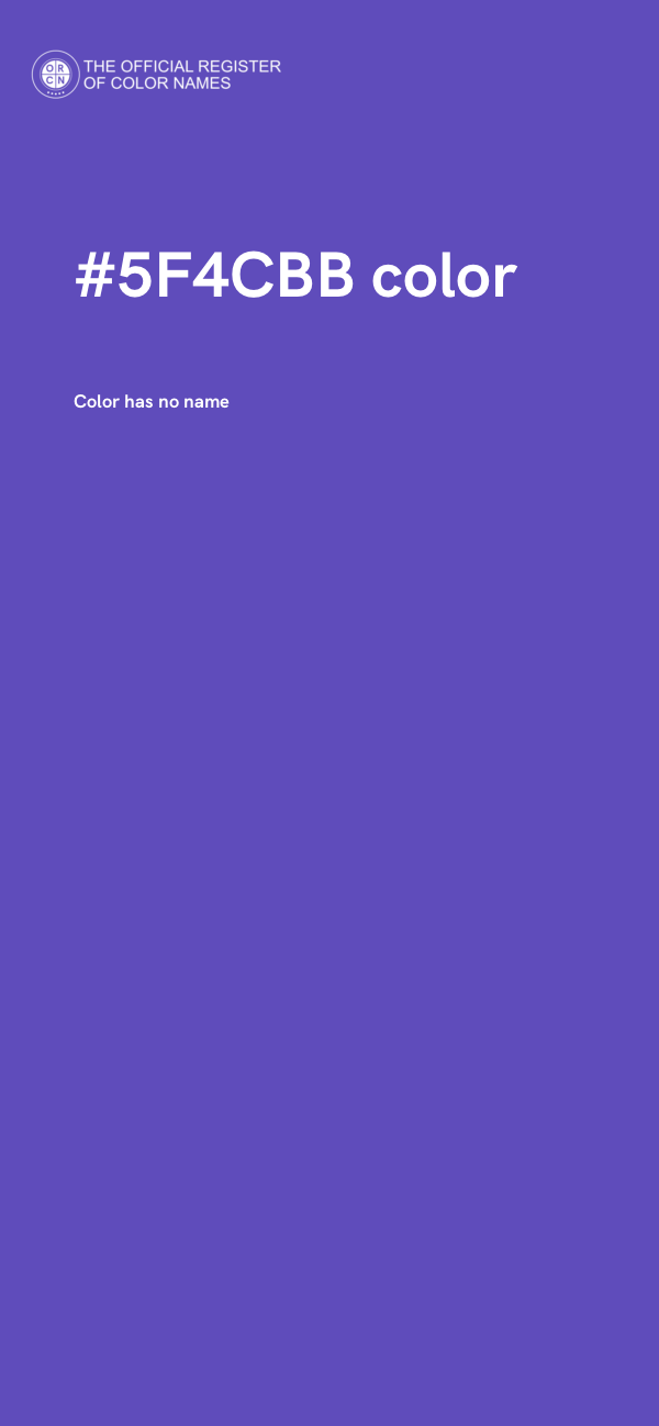 #5F4CBB color image
