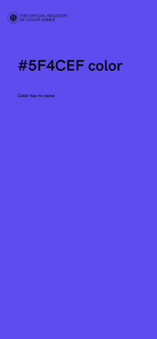 #5F4CEF color image