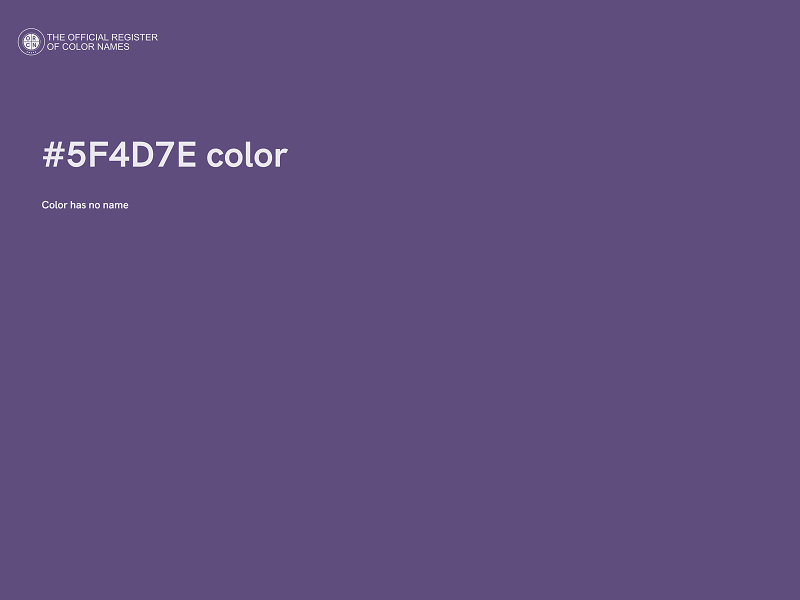 #5F4D7E color image