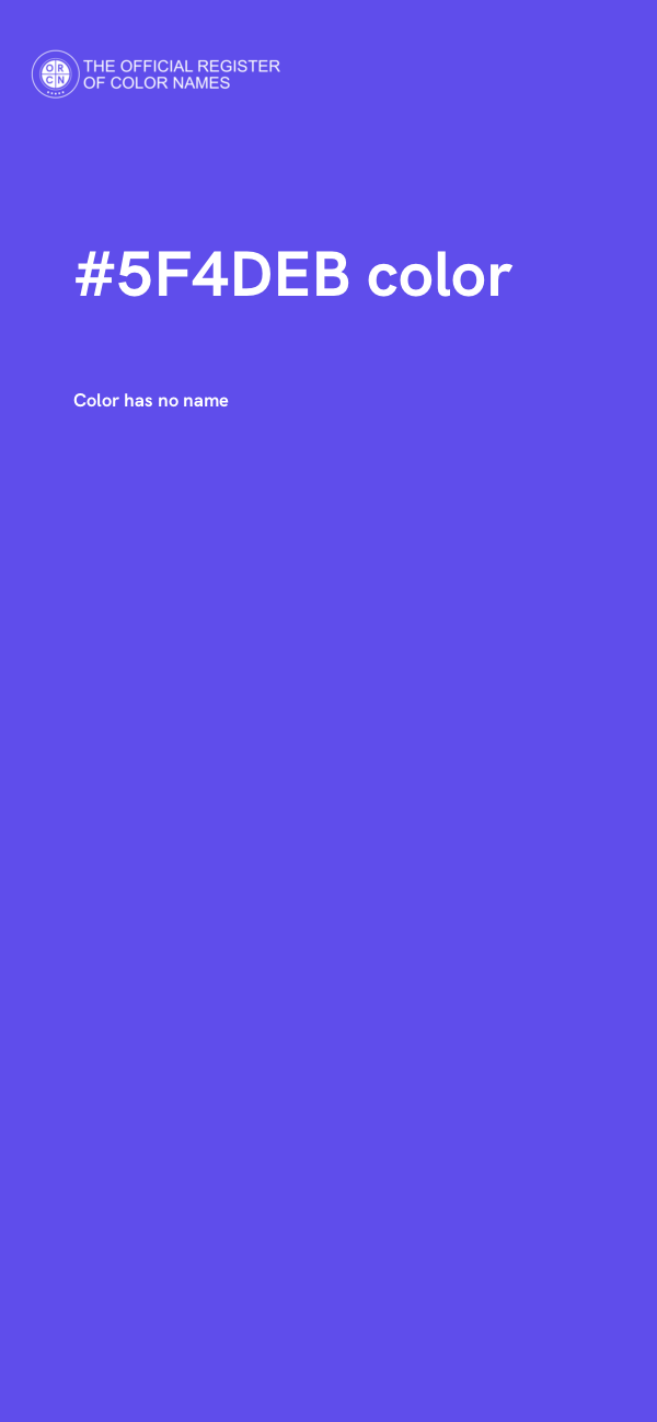 #5F4DEB color image