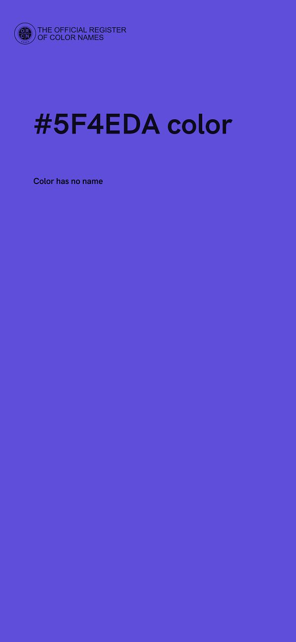#5F4EDA color image