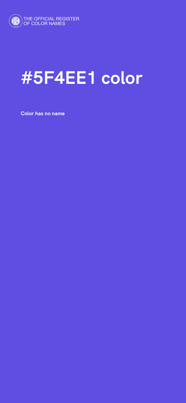 #5F4EE1 color image
