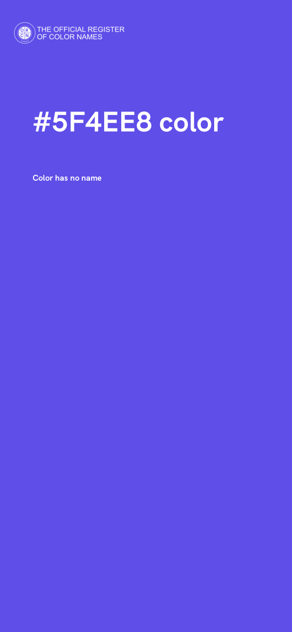 #5F4EE8 color image