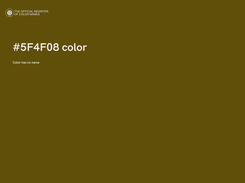 #5F4F08 color image