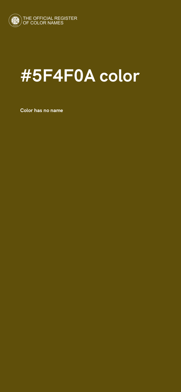 #5F4F0A color image