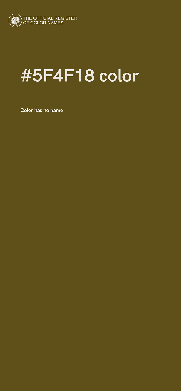 #5F4F18 color image