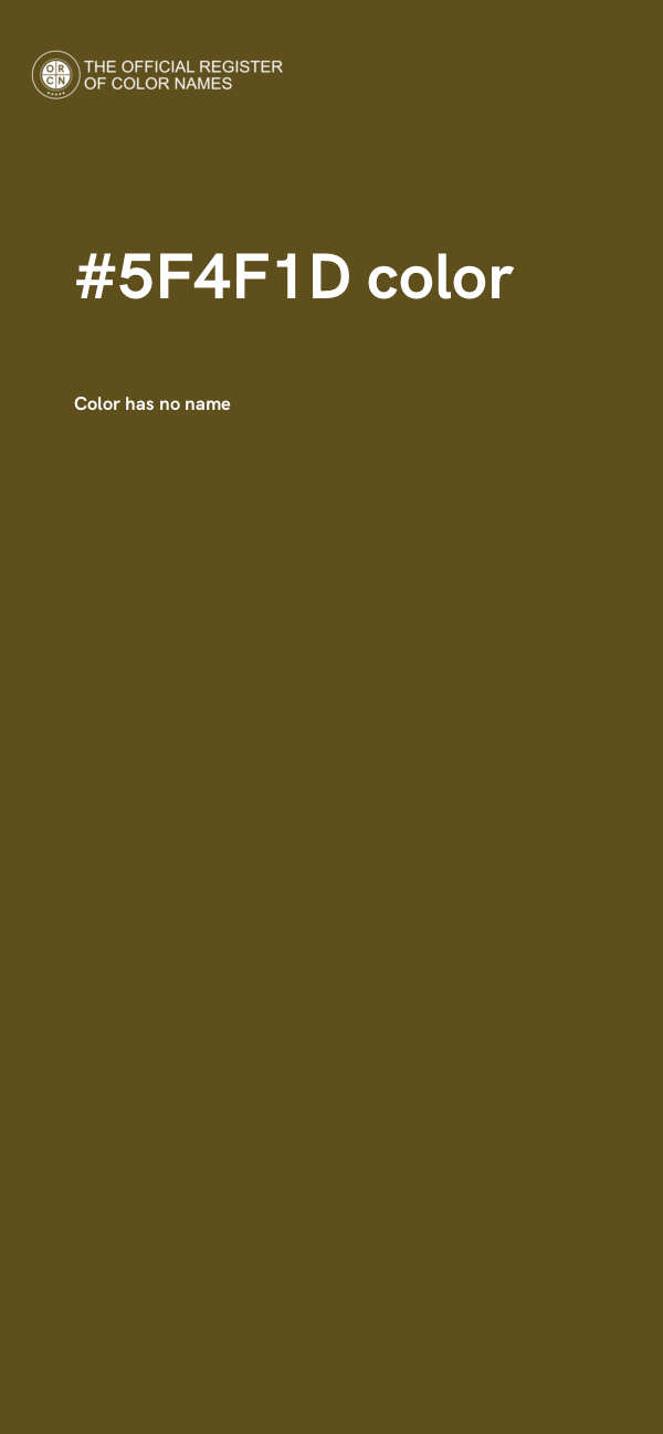#5F4F1D color image