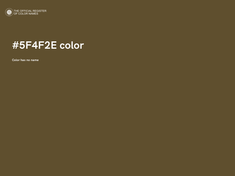 #5F4F2E color image
