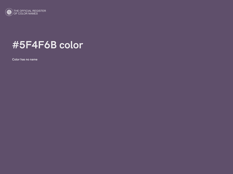 #5F4F6B color image