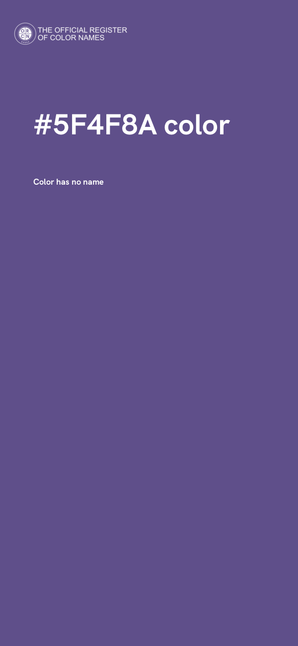#5F4F8A color image