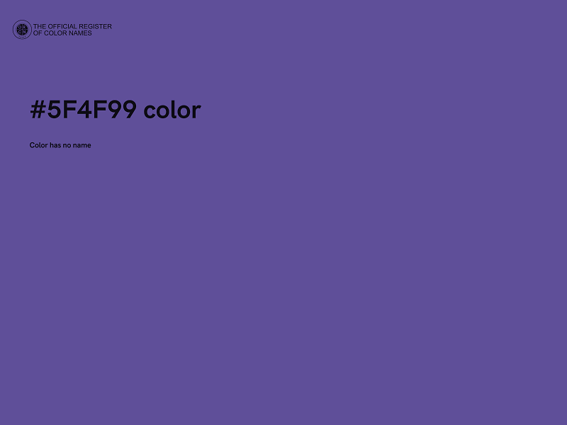 #5F4F99 color image