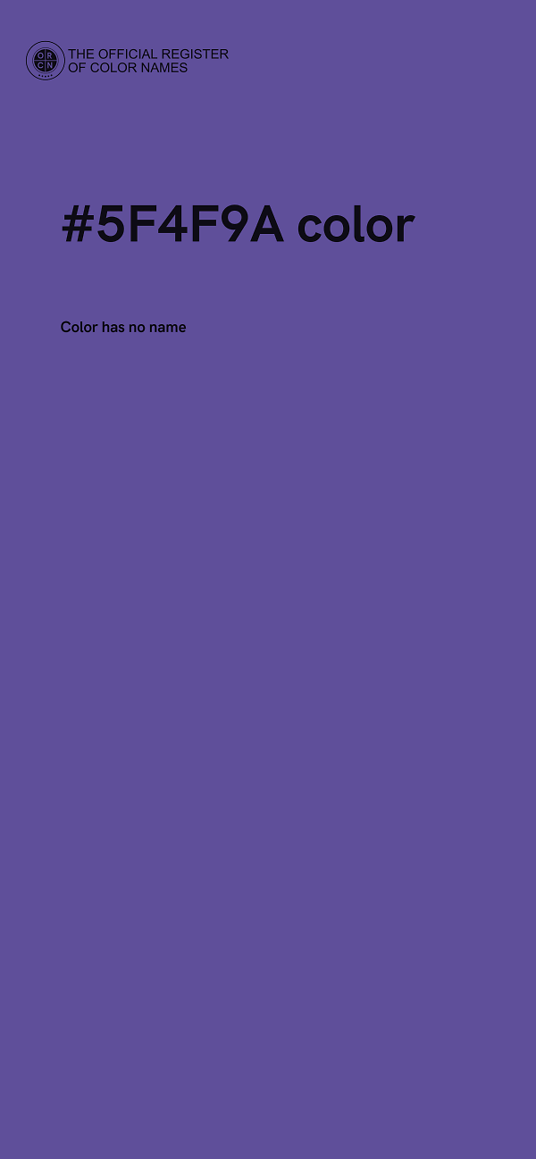 #5F4F9A color image