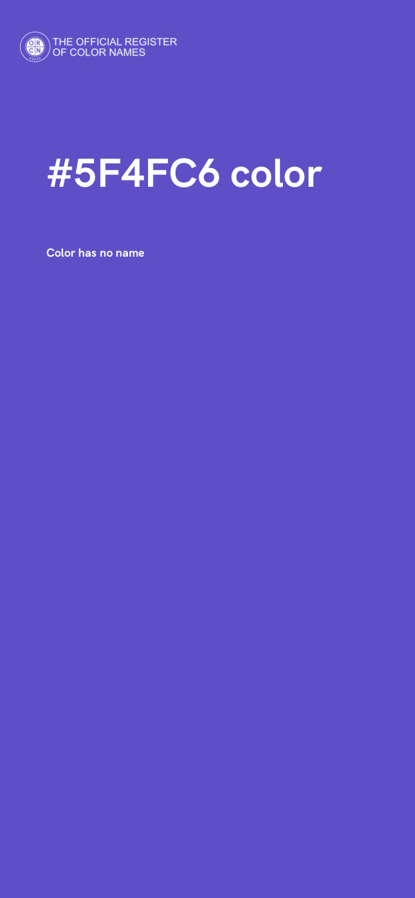 #5F4FC6 color image