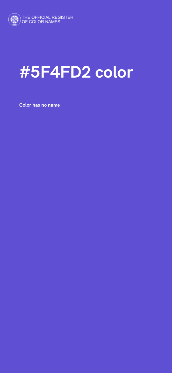 #5F4FD2 color image
