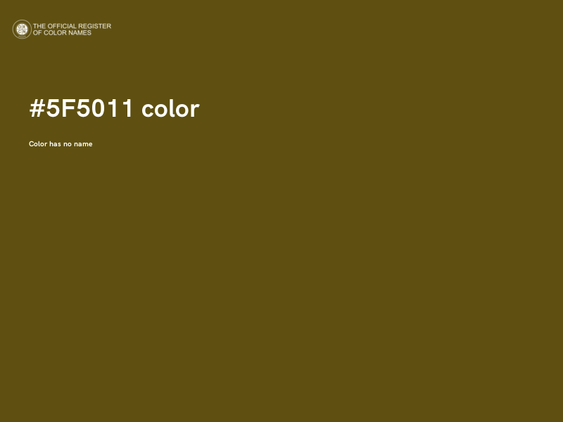 #5F5011 color image