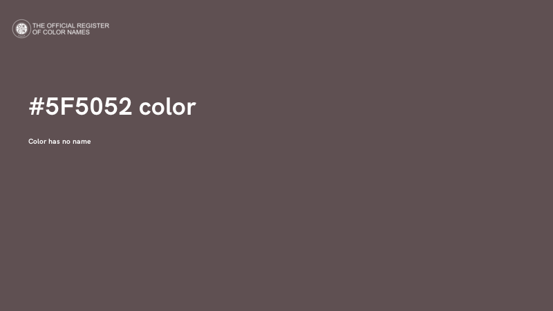 #5F5052 color image