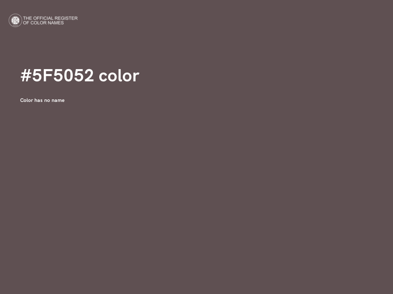 #5F5052 color image