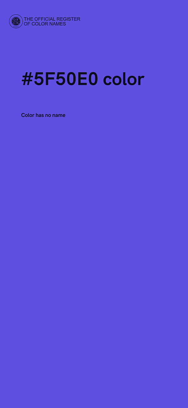 #5F50E0 color image