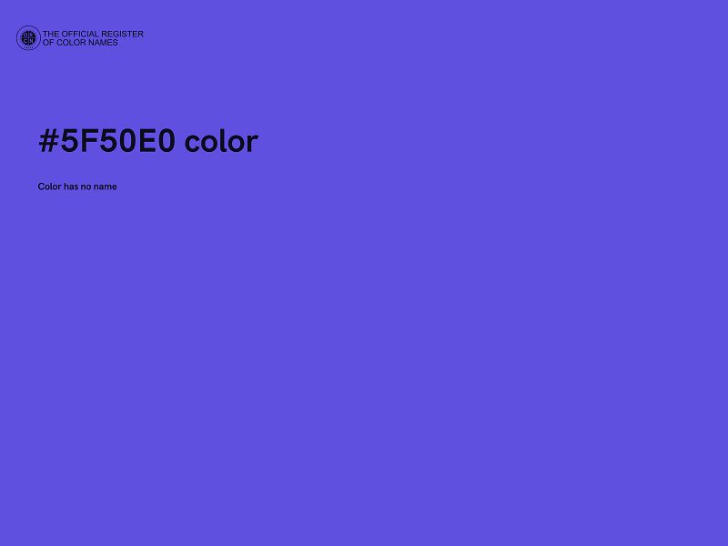 #5F50E0 color image