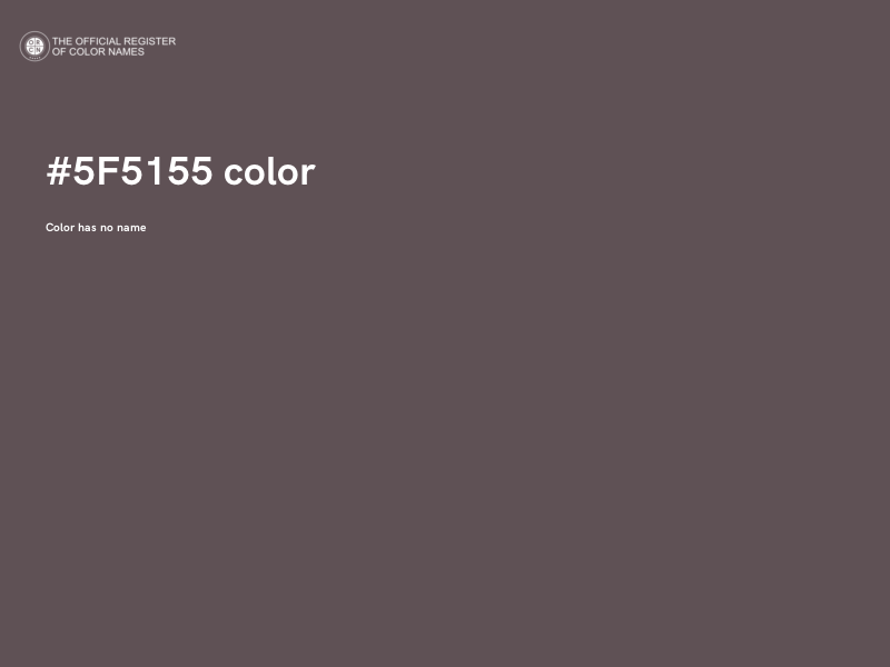 #5F5155 color image