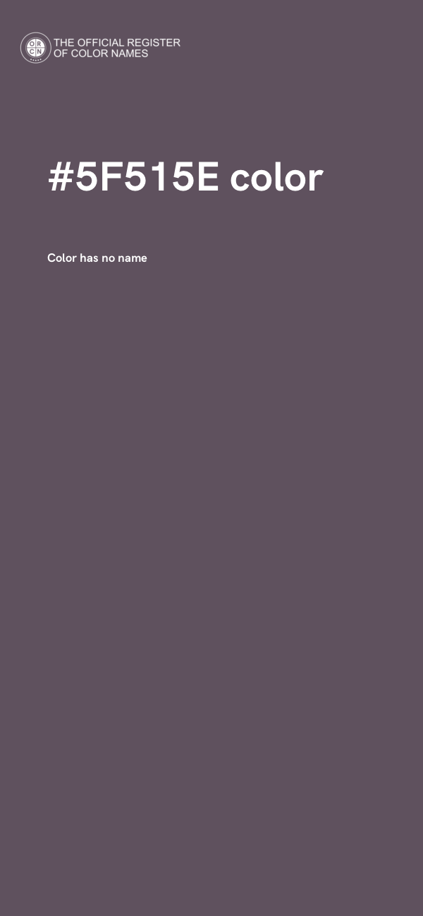#5F515E color image