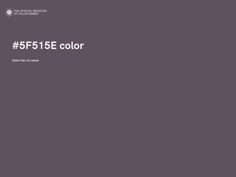 #5F515E color image