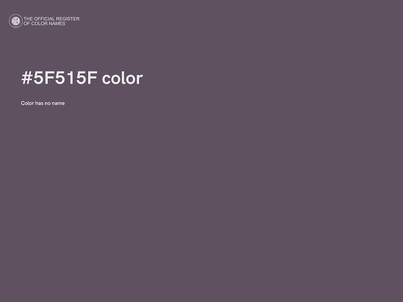 #5F515F color image