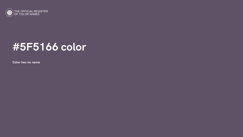#5F5166 color image