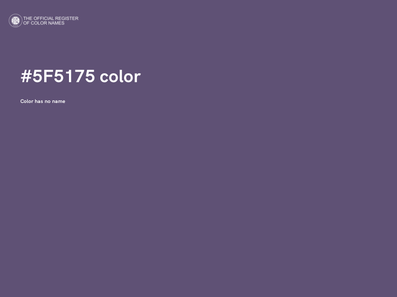 #5F5175 color image