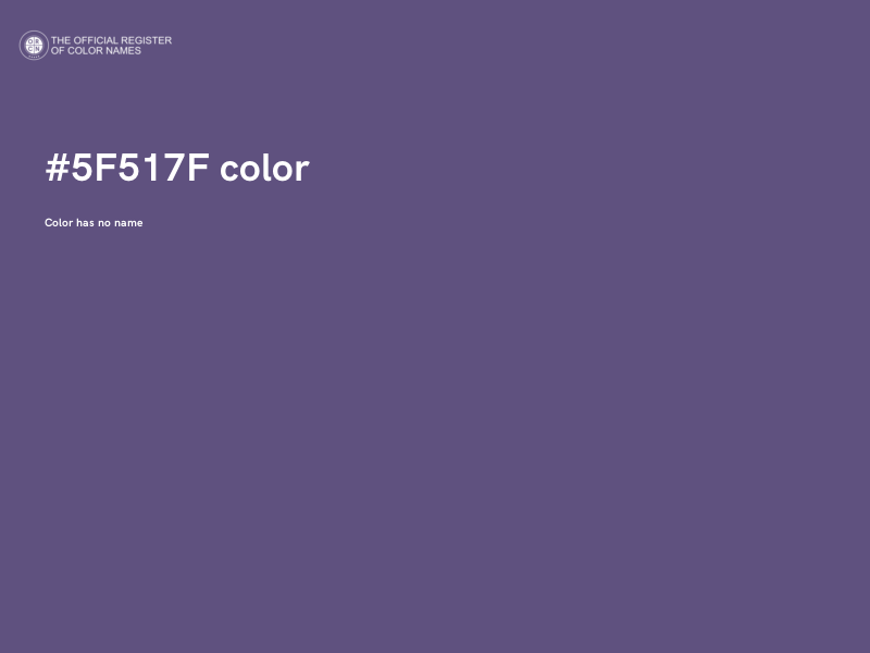 #5F517F color image