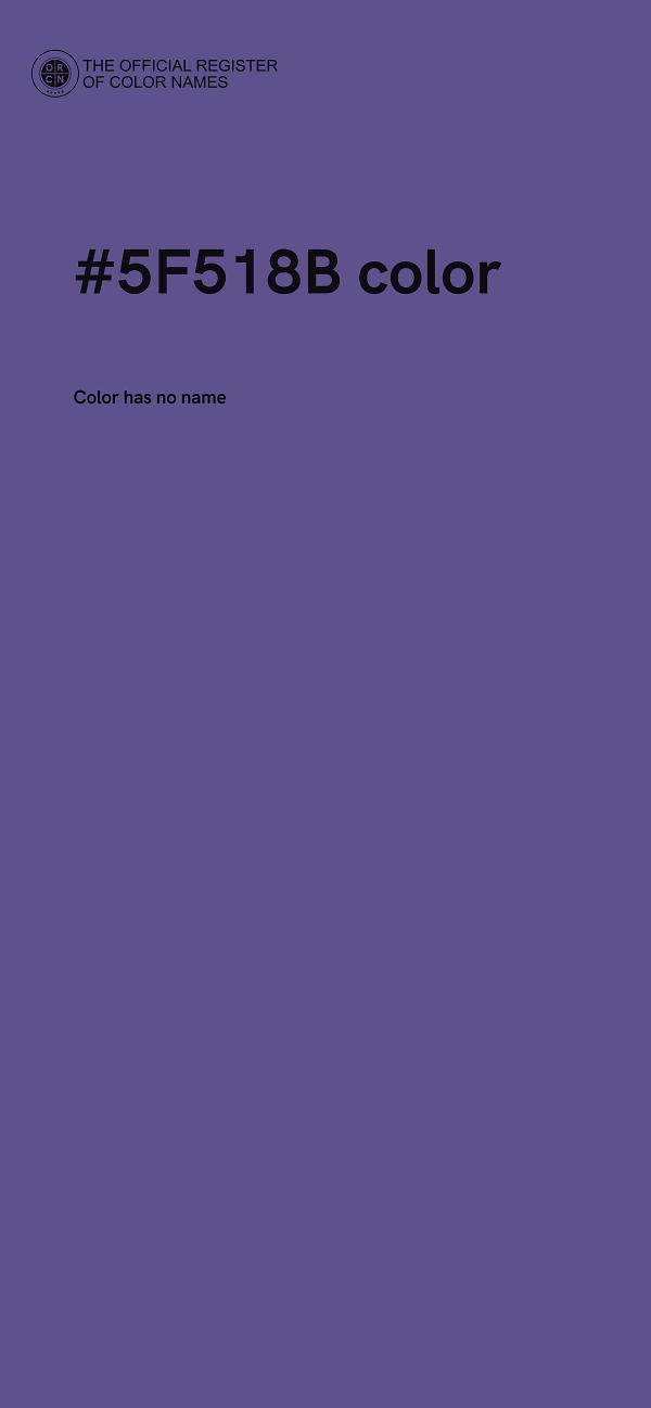 #5F518B color image