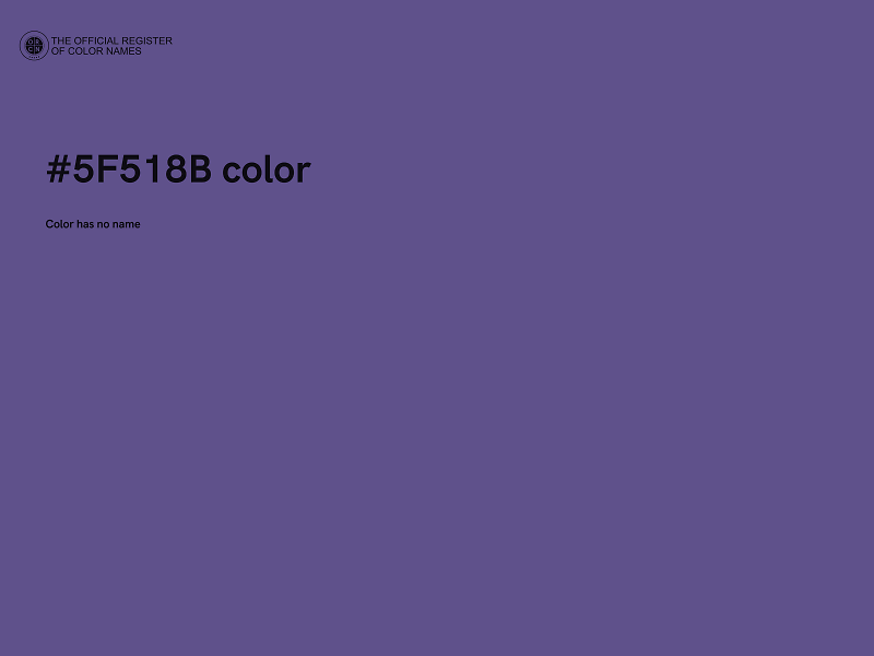 #5F518B color image