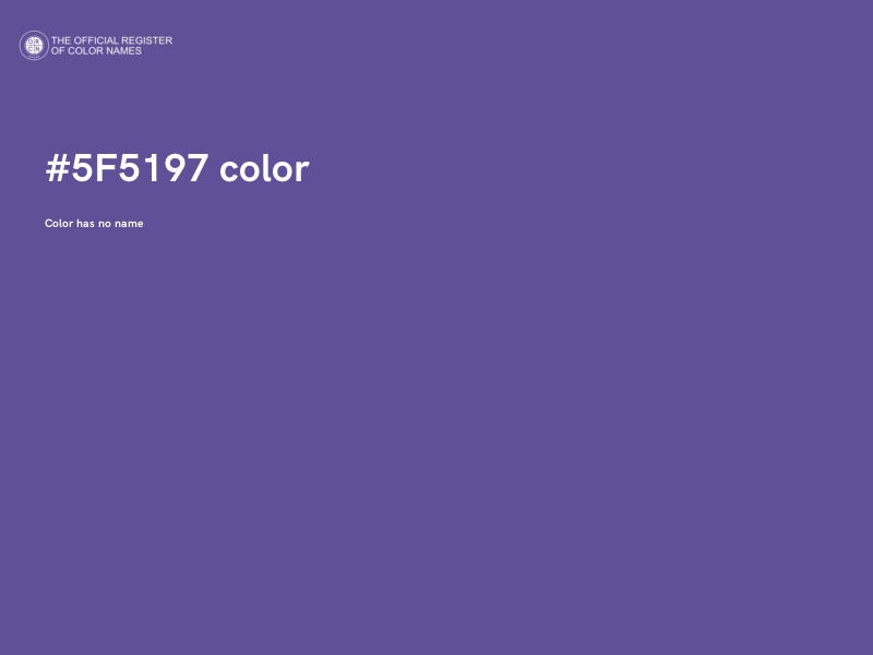 #5F5197 color image