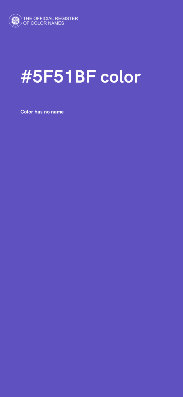 #5F51BF color image