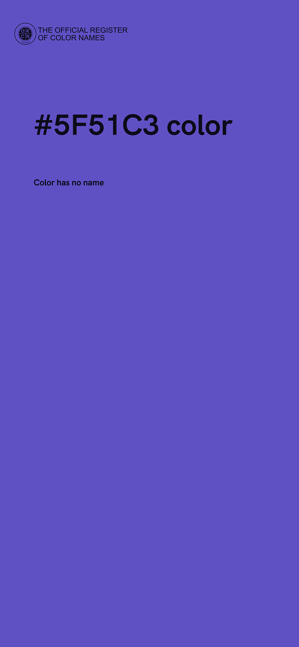 #5F51C3 color image