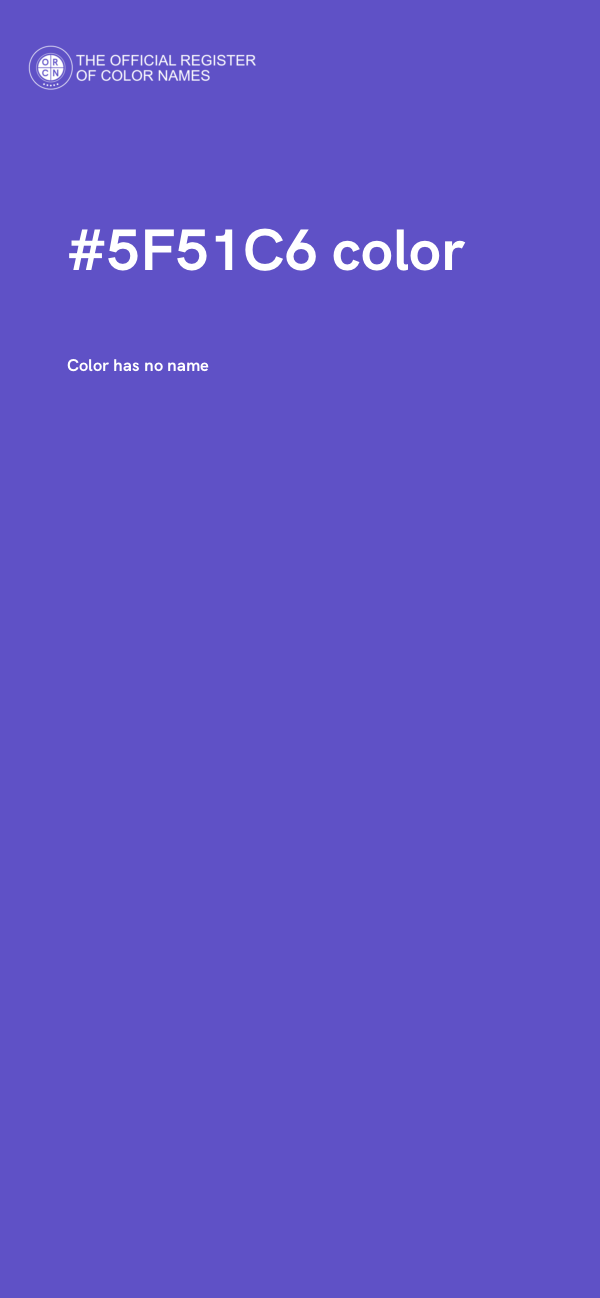 #5F51C6 color image