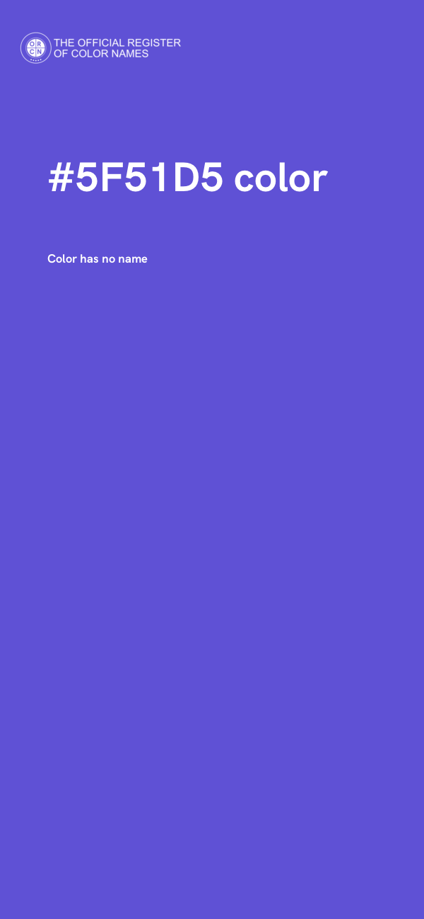 #5F51D5 color image