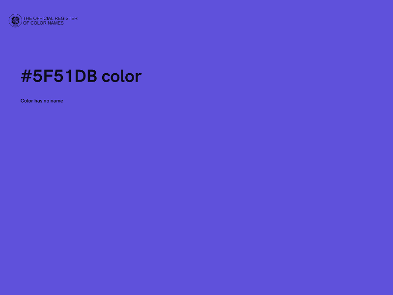 #5F51DB color image