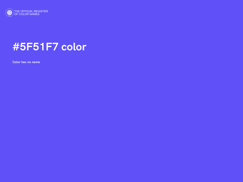 #5F51F7 color image