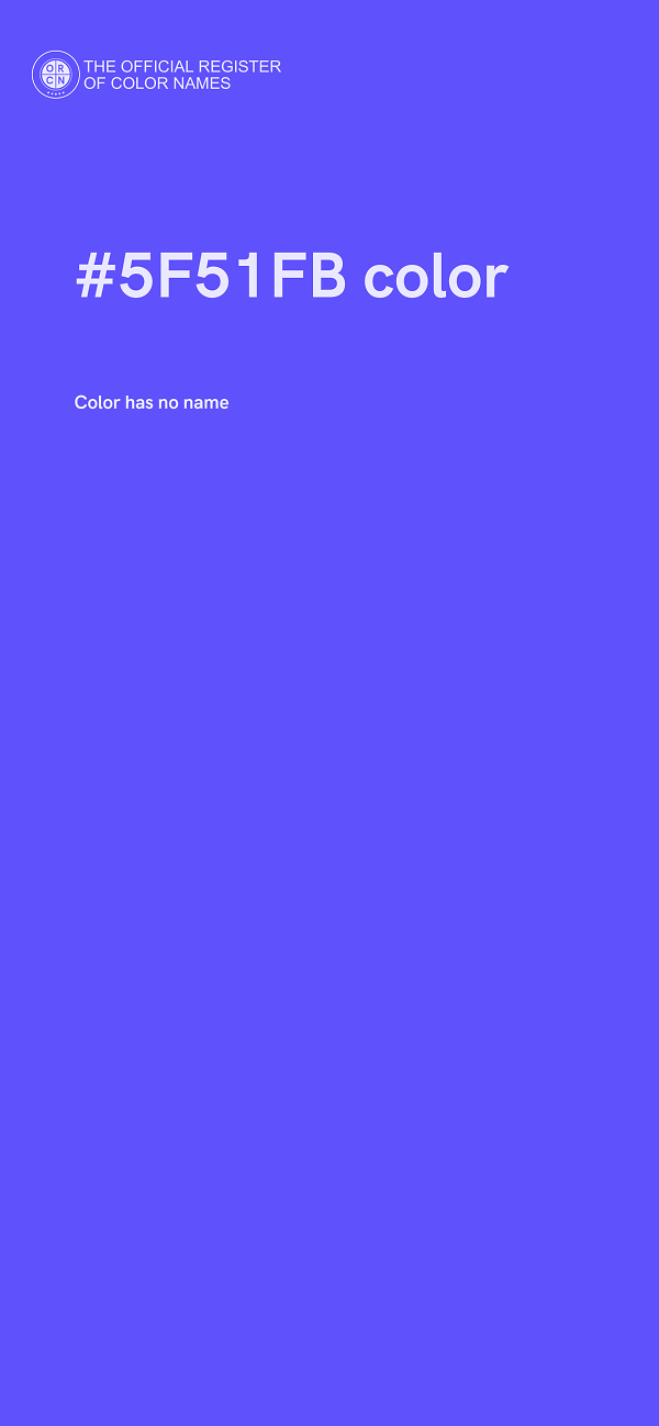 #5F51FB color image