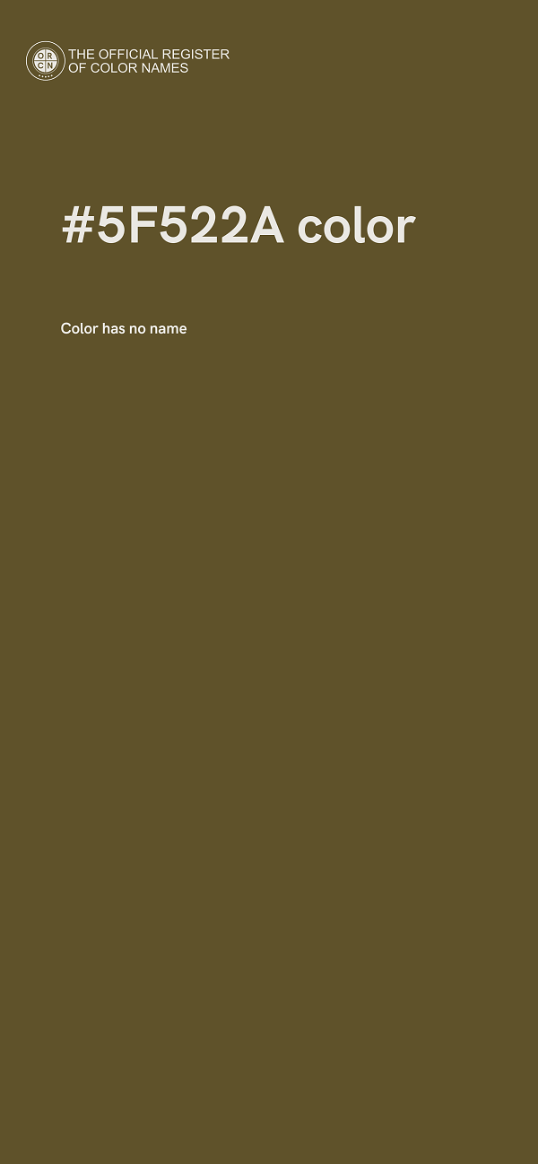 #5F522A color image