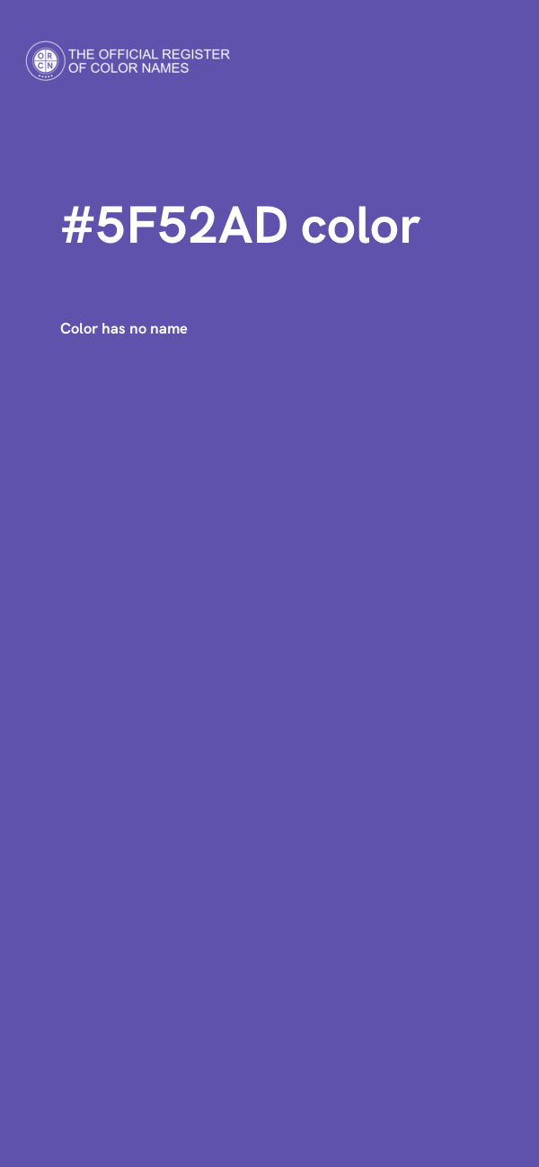#5F52AD color image
