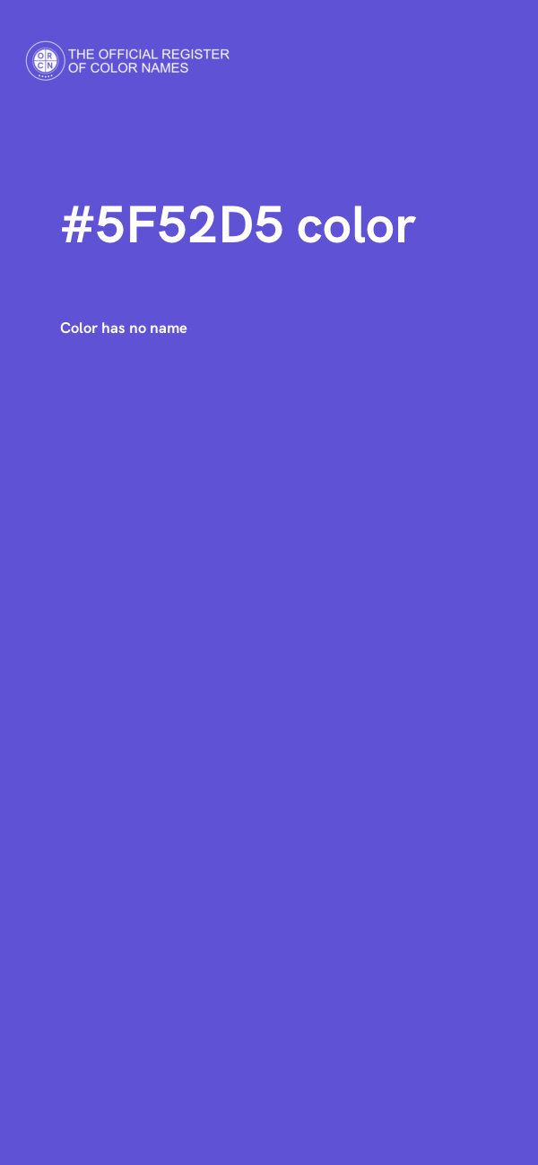 #5F52D5 color image