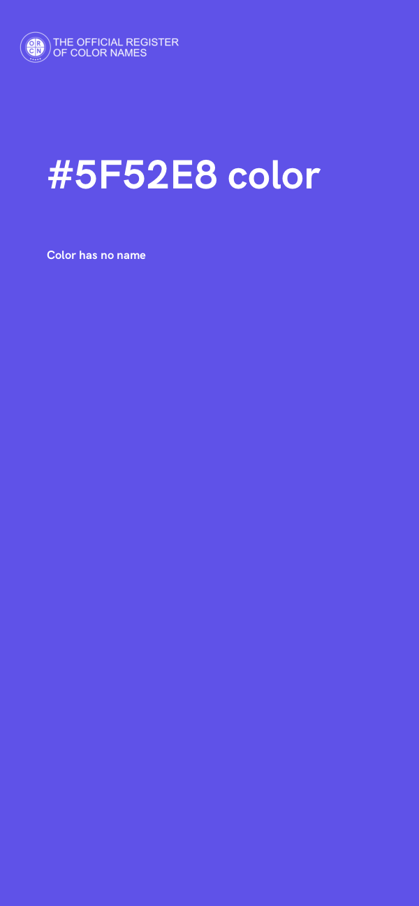 #5F52E8 color image