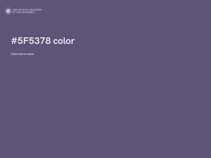 #5F5378 color image