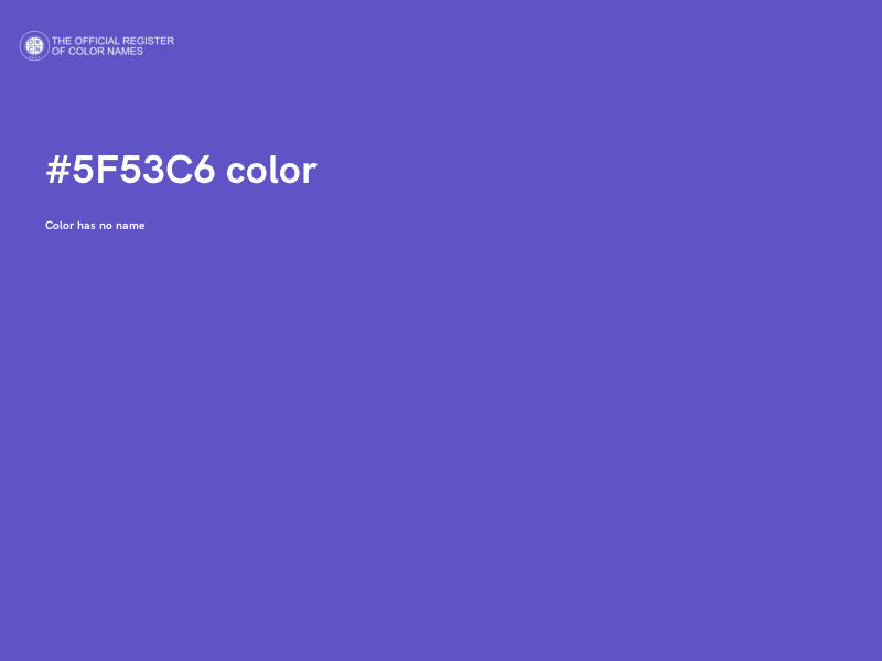 #5F53C6 color image