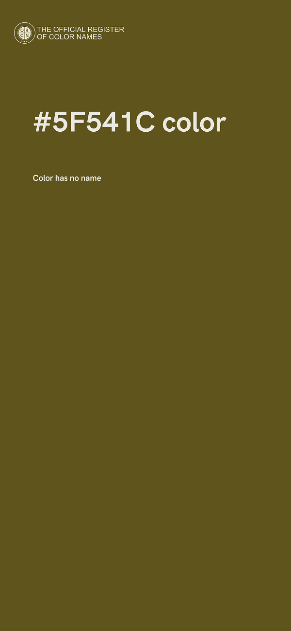 #5F541C color image
