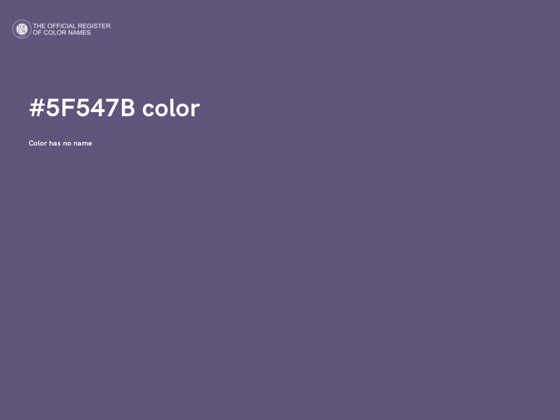 #5F547B color image