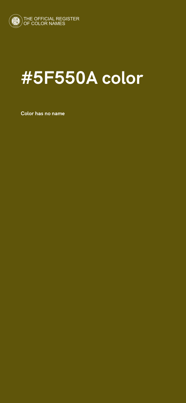 #5F550A color image